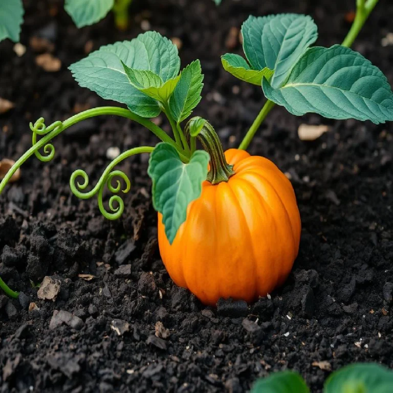 La calabaza naranja